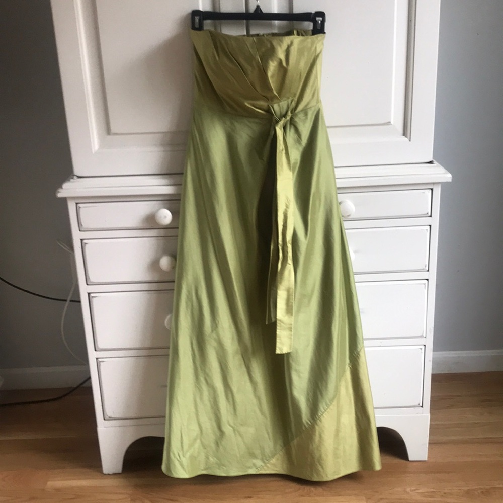 Talbots Strapless Full Length Formal Dress